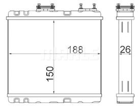 Mahle AH247000S - CALEF NISSAN PATROL GR Y61/PRIMERA/MICRA/SUNNY/MUSSO