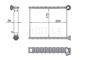 Mahle AH269000S - CALEF PEUGEOT 508 (11/10>)