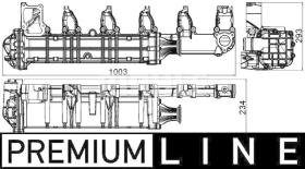 Mahle CE13000P - EGR00 MB ACTROS MP4 / MP5 1824 L 238CV (5/11>)