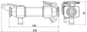 Mahle CE3000P - ENFRIADOR GAS ESCAPE TURISMO BMW 3