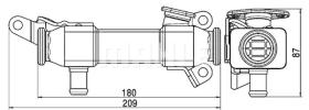 Mahle CE6000P - ENFRIADOR GAS ESCAPE TURISMO BMW 3