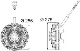 Mahle CFC85000P - EMBRAGUE VENTILADOR CAMION/AUTOBUS