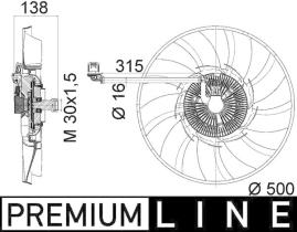 Mahle CFF471000P - VISCO LAND ROVER DISCOVERY 3.0D (10-)