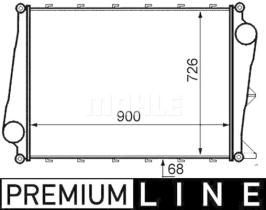 Mahle CI128000P - INTER VOLVO V.I. FH12/FM9/FM12 (93>) (885*752*63)