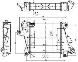 Mahle CI508000S - INTER NISSAN X-TRAIL (T30) 2.2D (9/03>10/05)