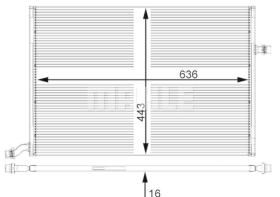 Mahle CIR25000P - RADIA MB CLASE C W205 (13>)  W213 (16>) GLC X253 (15>)