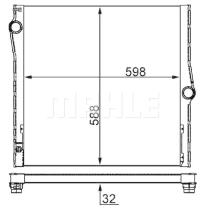 Mahle CR1050000S - RADIA BMW X5 E70 3.0I/4.8I AUT. (2/07>)