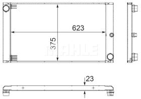 Mahle CR1093000P - RADIA BMW S5 E60/E61 525D/530D S7 730D/740D (02>) AUT.