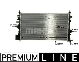 Mahle CR1102000P - RADIA OPEL INSIGNIA A 2.0CDTI/2.0CDTI BITURBO MAN. (7/08>)