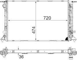 Mahle CR1134000P - RADIA AUDI Q5 3.0TDI (>06/09) AUT