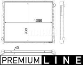 Mahle CR1152000P - RADIA MAN BUS LIONS (91>) 1066 - 938 - 40