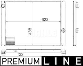 Mahle CR1159000P - RADIA BMW S5 E60/E61 520I/523I/525I/530I (03>) MAN.