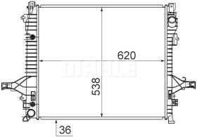 Mahle CR1191000S - RADIA VOLVO XC90 D5/2.5T/3.2I V6/T6/V8 (02->) M/A