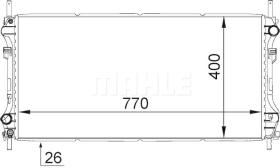 Mahle CR1346000S - RADIA FORD TRANSIT VI  2.4D +AC (00>)