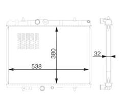 Mahle CR1601000S - RADIA CITROEN JUMPER III/ BOXER 2.0HDI (7/15>)A/S