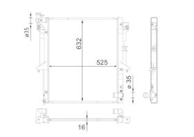 Mahle CR1662000S - RADIA MITSUBISHI L200 2.5 DID (05>) PANAL 16 M/M