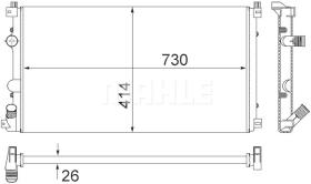 Mahle CR1683000S - RADIA RENAULT MASTER II 1.9/2.2/2.5/3.0 DCI +AC (10/03>)