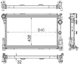 Mahle CR1684000P - RADIA MB W204 C200/220/250 CDI (07>)W212 (09>)SLK R172 (11>)