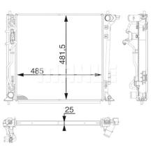 Mahle CR1978000P - RADIA HYUNDAI TUCSON (TL) KIA SPORTAGE IV (QL) 1.7/2.0 CRDI