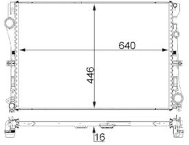 Mahle CR2100000P - RADIA MB CLASE C W205 (13>) CLASE E W213 (15>)
