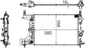 Mahle CR2122000S - RADIA OPEL ASTRA J 1.4/1.6 (09>) AUT.