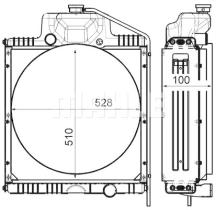 Mahle CR2183000P - RADIADOR MAQUINARIA CLAAS CELTIS