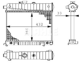 Mahle CR2207000S - RADIA MB W202 C180/C200/C220/C230/W210 E200 -AC M/A