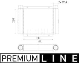 Mahle CR2286000P - RADIADOR MAQUINARIA CASE