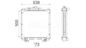 Mahle CR2289000P - RADIA CASE FARMALL JX75,JX80,JX90,65A,75A