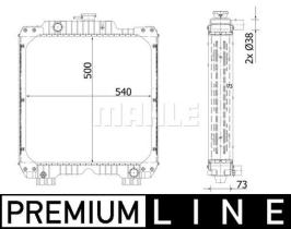 Mahle CR2295000P - RADIA NEW HOLLAND TD5.105/TD5.115