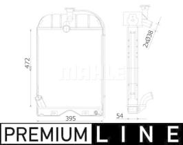 Mahle CR2299000P - RADIADOR MAQUINARIA MASSEY FERGUSON