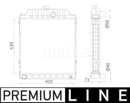 Mahle CR2300000P - RADIA MASSEY FERGUSON SERIE 3 365/375/390/398/399