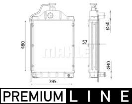 Mahle CR2301000P - RADIADOR MAQUINARIA MASSEY FERGUSON