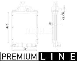 Mahle CR2303000P - RADIADOR MAQUINARIA MASSEY FERGUSON