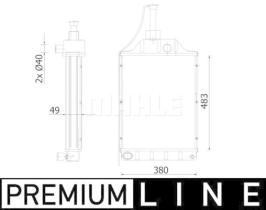 Mahle CR2305000P - RADIADOR MAQUINARIA MASSEY FERGUSON