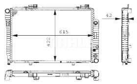 Mahle CR248000S - RADIA MB W202 C200D/C220D/C250D M/A