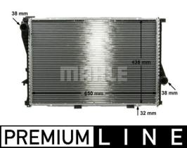 Mahle CR295000P - RADIA BMW S5 E39 520/523/528/530/535 E38 S7 728/735/740 M/A