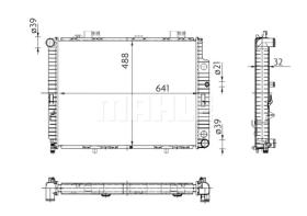 Mahle CR309000S - RADIA MB W210 E270/E320 CDI M/A (99>)