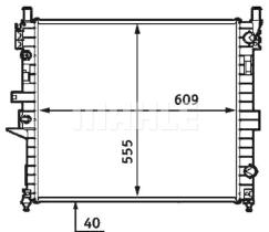 Mahle CR554000S - RADIA MB W163 ML270CDI M/A (99>)