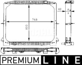 Mahle CR691000P - RADIA IVECO EUROTECH/EUROTRAKKER (95>)