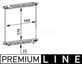 Mahle CR703000P - RADIA IVECO TECTOR/EUROCARGO E13/E15/E17 (09-00>)