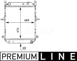 Mahle CR721000P - RADIA NISSAN CABSTAR I E90.32/110.35/110.45 (10-98>) ATLEON