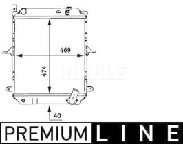 Mahle CR724000P - RADIA NISSAN CABSTAR I TL1 (DOBLE CABINA) (01-00>)