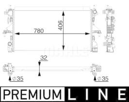 Mahle CR806000P - RADIA FIAT DUCATO III/JUMPER (15>) TET.-> MOTOR