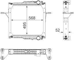 Mahle CR820000P - RADIA RVI MIDLUM (05-06>) 568 - 495 - 52