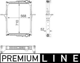 Mahle CR822000P - RADIA RVI MIDLUM/VOLVO FL II (5/06>) 710-549-52