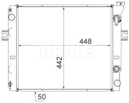 Mahle CR882000S - RADIA TOYOTA CARRETILLA SERIE 7 (448*442*50)