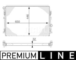 Mahle CR930000P - RADIA AUDI A3 III/SEAT LEON (9/12>) ATECA (4/16>) VW GOLF