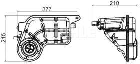 Mahle CRT20000S - DEPOSITO DE EXPANSION TURISMO AUDI