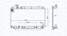 Magneti Marelli BM1832 - RADIA TOYOTA RAV 4 II 1.8/2.0 (00>03) M/A MANG.INF. RECTO